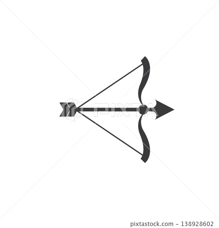 arrow bow icon arrow bow icon 138928602