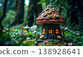 A mushroom house in the forest 138928641
