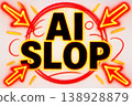 AI Slop Meme Typography Trend Internet Culture Anti AI Concept Design 138928879