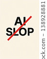 AI Slop Meme Typography Trend Internet Culture Anti AI Concept Design 138928881