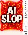 AI Slop Meme Typography Trend Internet Culture Anti AI Concept Design 138928886