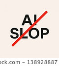 AI Slop Meme Typography Trend Internet Culture Anti AI Concept Design 138928887