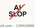 AI Slop Meme Typography Trend Internet Culture Anti AI Concept Design 138928888