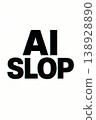 AI Slop Meme Typography Trend Internet Culture Anti AI Concept Design 138928890