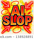 AI Slop Meme Typography Trend Internet Culture Anti AI Concept Design 138928891