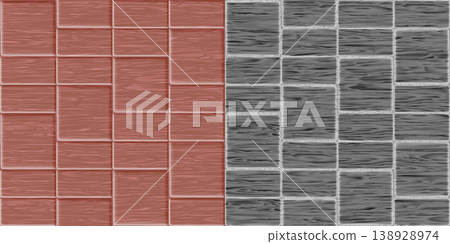 Seamless pattern of hardwood parquet surface. Wood texture via an alpha channel. Seamless pattern of hardwood parquet surface. Wood texture via an alpha channel. 138928974