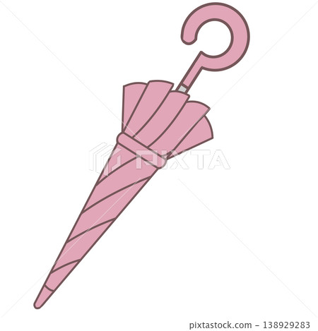 Pink folding umbrella Pink folding umbrella 138929283