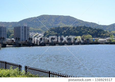 滋賀縣瀨田川堰 滋賀縣瀨田川堰 138929317
