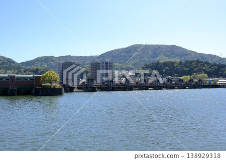 Setagawa Weir in Shiga Prefecture 138929318