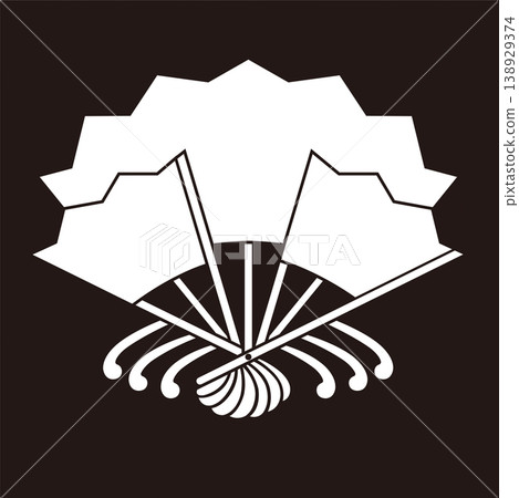 Family crest: Fan crest Family crest: Fan crest 138929374