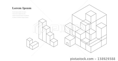 Geometry Abstract Architecture Technology House background 138929388