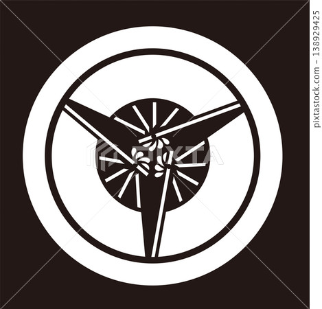 Family crest: Fan crest Family crest: Fan crest 138929425