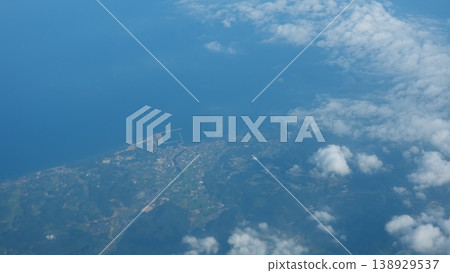 Landscape seen from an airplane Landscape seen from an airplane 138929537