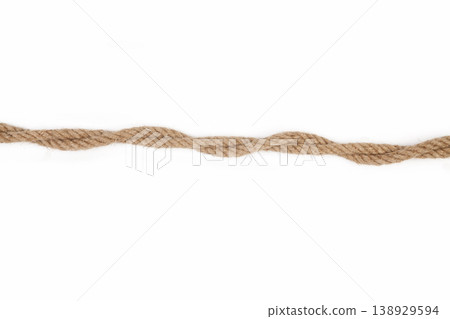 A rope against a white background 138929594