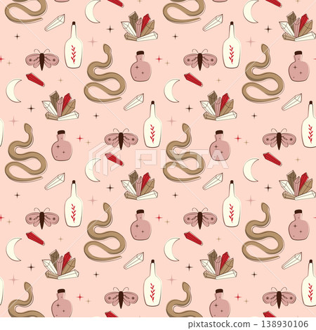 magic pattern with snakes 138930106