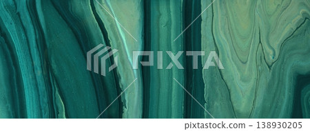 Abstract fluid art background with dark emerald green marble texture. Liquid acrylic painting backdrop with gradient Abstract fluid art background with dark emerald green marble texture. Liquid acrylic painting backdrop with gradient 138930205