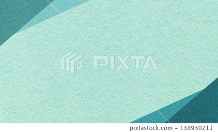 Light mint paper texture background with emerald, teal geometric corners gradient layers, copy space for banner presentation Light mint paper texture background with emerald, teal geometric corners gradient layers, copy space for banner presentation 138930211