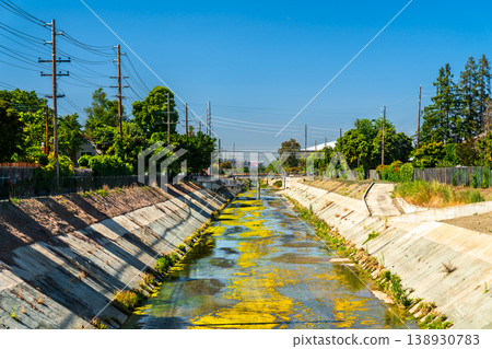 San Tomas Aquino Creek in Santa Clara, California 138930783
