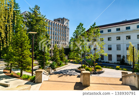 Academic buildings on the University of California Berkeley campus 138930791