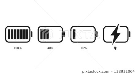 Battery charge level 138931004