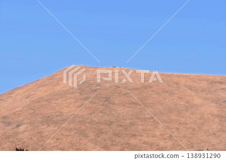 Springtime scenery of the Omuroyama mountain burning. Springtime scenery of the Omuroyama mountain burning. 138931290