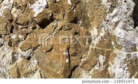 Honohoshi Coast, Amami Oshima: The rugged texture of the rock face sculpted by nature. Honohoshi Coast, Amami Oshima: The rugged texture of the rock face sculpted by nature. 138931473
