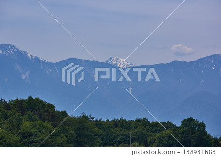 從山梨縣八岳 PA 眺望北嶽山 138931683