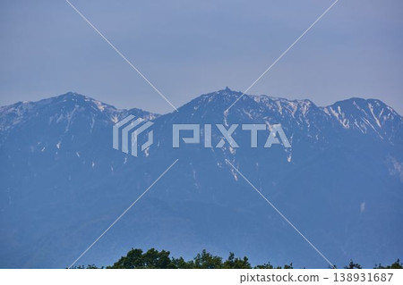 View of the Jizogatake Obelisk from Yatsugatake PA in Yamanashi Prefecture. 138931687