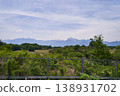 View of the Southern Alps mountain range from Yatsugatake PA in Yamanashi Prefecture. 138931702