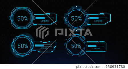 Hud interface frames, loading progress bars 138931780