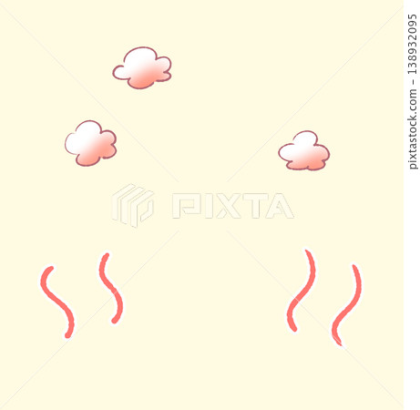 Hot and steaming image material Hot and steaming image material 138932095