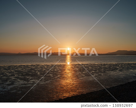 Sunset over the Ariake Sea [horizontal view] 138932697