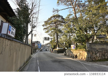 Straight roads and streetscape of Iwamuro Onsen town (Iwamuro Onsen, Nishikan-ku, Niigata City, Niigata Prefecture) Straight roads and streetscape of Iwamuro Onsen town (Iwamuro Onsen, Nishikan-ku, Niigata City, Niigata Prefecture) 138933114