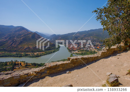View to the old capital of Georgia - Mtskheta View to the old capital of Georgia - Mtskheta 138933266