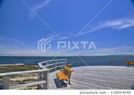[Kanagawa Prefecture] Coastal scenery of Yokosuka Kannonzaki 138934646