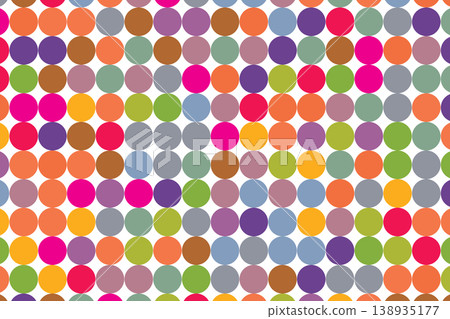 vibrant multicolor circles and dots pattern vibrant multicolor circles and dots pattern 138935177