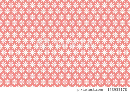 seamless white flowers on pink background pattern seamless white flowers on pink background pattern 138935178