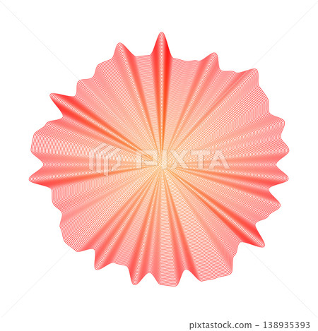 vibrant radial burst pattern art, red orange gradient fractal texture on white background vibrant radial burst pattern art, red orange gradient fractal texture on white background 138935393