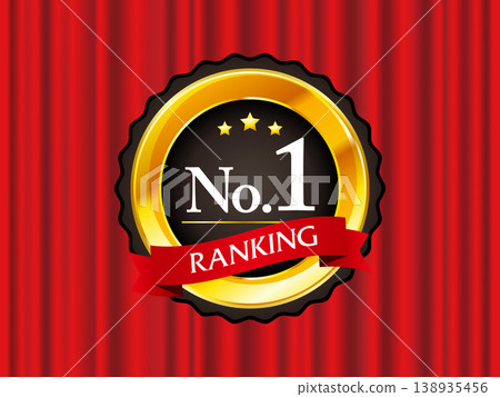 Ranking No.1 icon vector illustration award Ranking No.1 icon vector illustration award 138935456