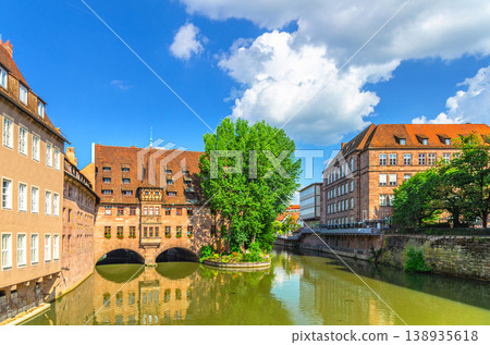 Old town Nuremberg city historical center, Middle Franconia region, Bavaria state, Germany 138935618