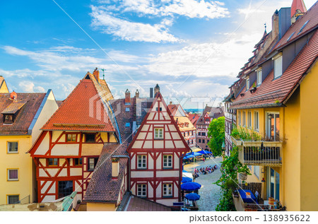 Old town Nuremberg city historical center, Middle Franconia region, Bavaria state, Germany Old town Nuremberg city historical center, Middle Franconia region, Bavaria state, Germany 138935622