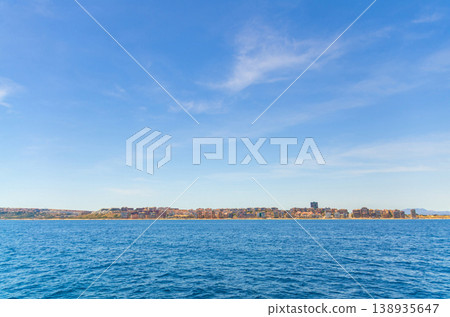 Costa Blanca White coast Mediterranean Sea water Bahia Alicante bay Costa Blanca White coast Mediterranean Sea water Bahia Alicante bay 138935647
