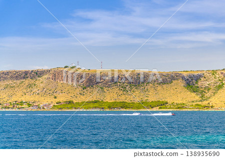 Costa Blanca White coast Mediterranean Sea water Bahia Alicante bay 138935690