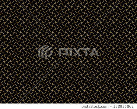Black and counterfeit gold weights in a connected background 138935862
