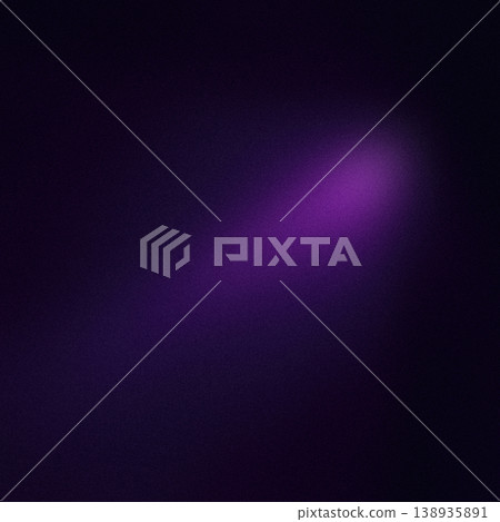 Focused purple light beam on dark gradient background 138935891