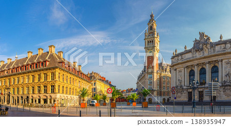 Panorama of Lille city historical centre Panorama of Lille city historical centre 138935947