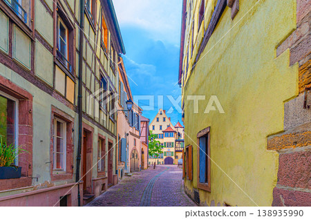 Old town Colmar city historic centre Old town Colmar city historic centre 138935990