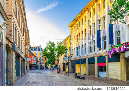 Old town Mulhouse city historic centre Old town Mulhouse city historic centre 138936021