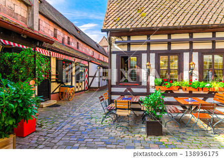 Old town Nuremberg city historical center 138936175