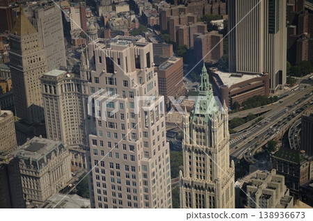 Elegant Manhattan Building Features. Victorian Style Cityscape With Intricate Design. New York 138936673